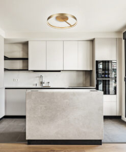 ROLLIE-ΦΩΤΙΣΤΙΚΟ ΟΡΟΦΗΣ ΧΡΥΣΟ ΑΛΟΥΜΙΝΙΟΥ LED SMD 42W CCT 2100LM IP20 Φ576X145MM ACA – CNC42GCCT