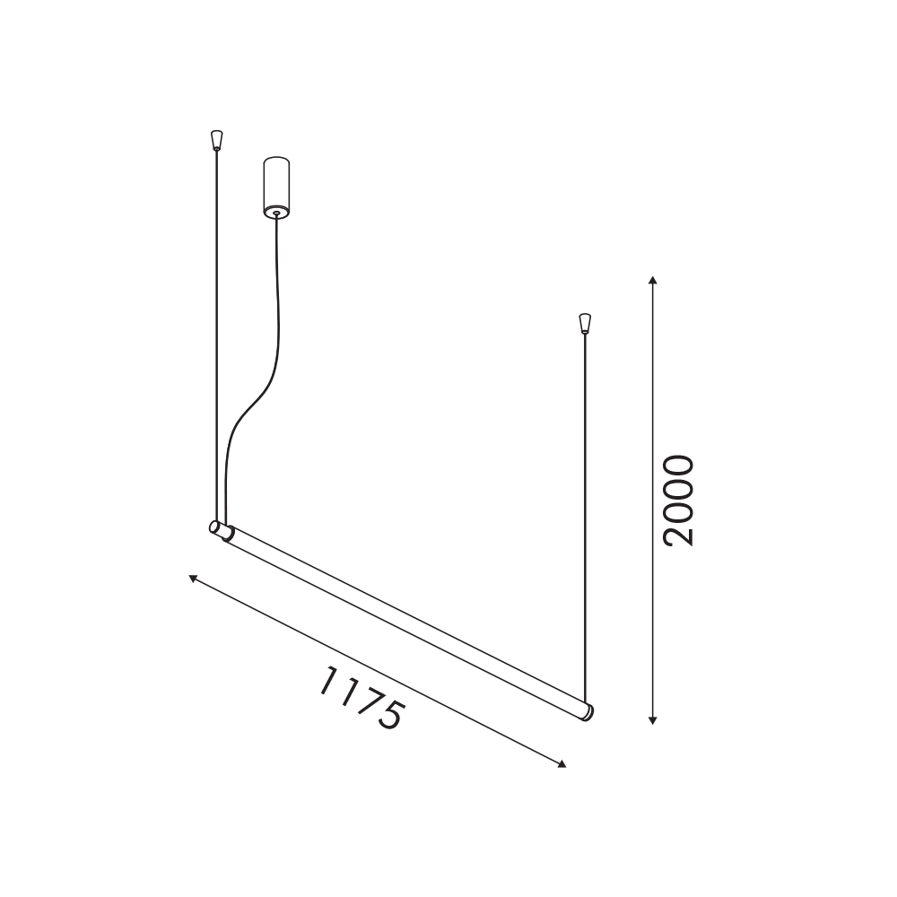 MYSTIQUE-ΦΩΤΙΣΤΙΚΟ ΚΡΕΜΑΣΤΟ ΧΡΥΣΟ ΑΛΟΥΜΙΝΙΟΥ LED SMD 42W CCT 2520LM IP20 1175X45X2000MM ACA – CNP42GBCCT