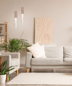 OASIS-ΦΩΤΙΣΤΙΚΟ ΚΡΕΜΑΣΤΟ ΧΑΛΚΙΝΟ ΑΛΟΥΜΙΝΙΟΥ LED COB 7W CCT 350LM IP20 50X50X1500MM ACA – CNP7PBRCCT