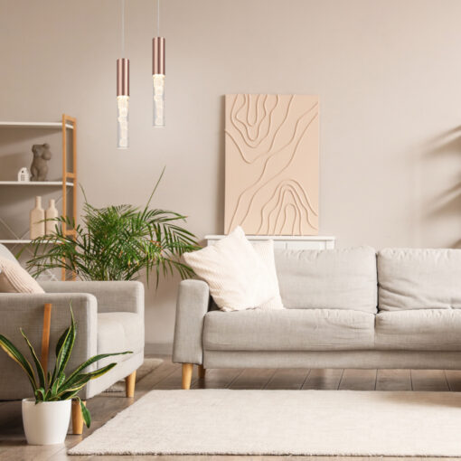 OASIS-ΦΩΤΙΣΤΙΚΟ ΚΡΕΜΑΣΤΟ ΧΑΛΚΙΝΟ ΑΛΟΥΜΙΝΙΟΥ LED COB 7W CCT 350LM IP20 50X50X1500MM ACA – CNP7PBRCCT