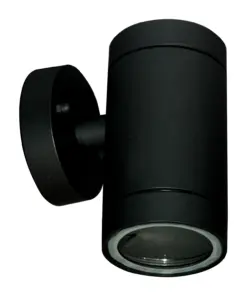 Φωτιστικό Σποτ Τοίχου 1xGU10 IP65 Μαύρο – ACA HI7032ABMS