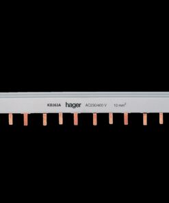 Μπάρα Γεφύρωσης Περονωτή 3P 63A 12M Hager – KB363A