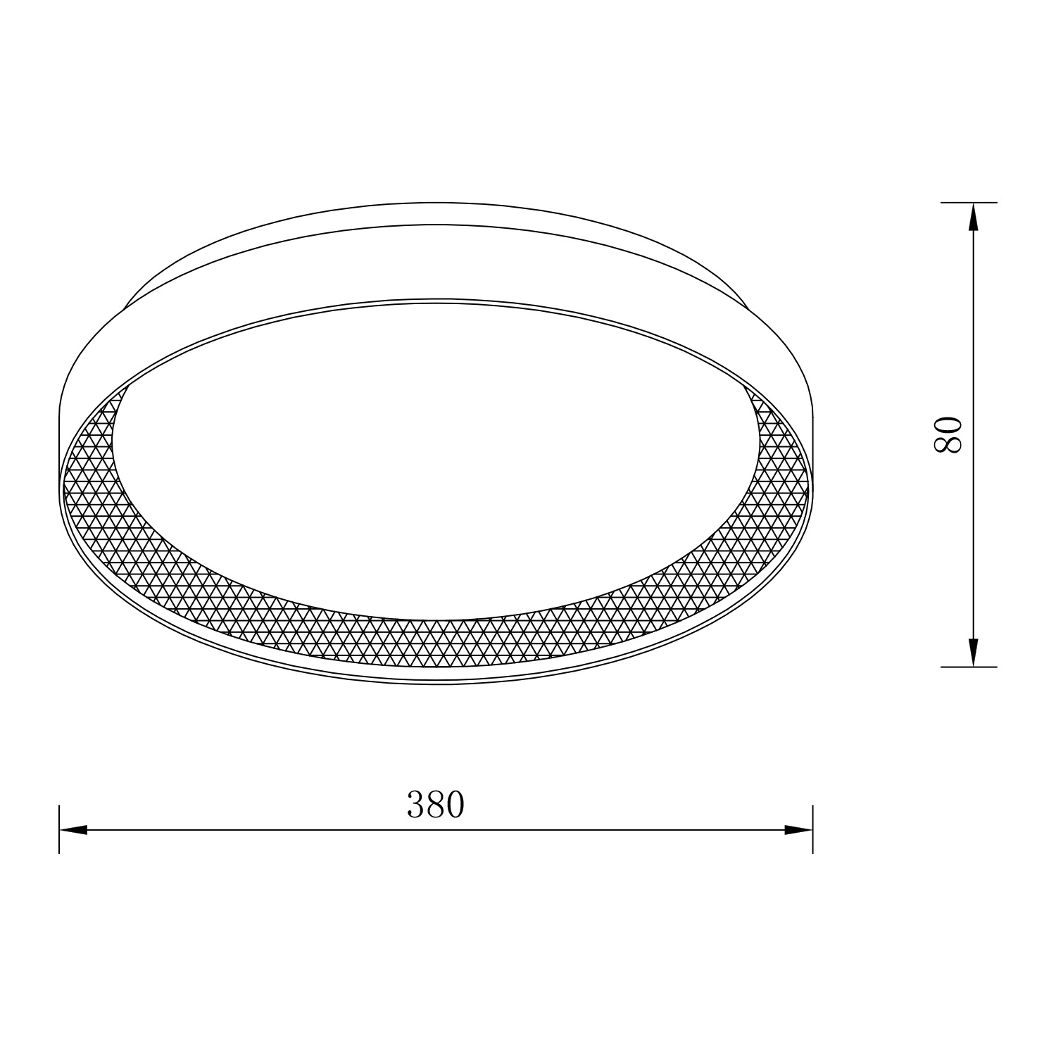 Sun Light ΦΩΤΙΣΤΙΚΟ ΟΡΟΦΗΣ LED – ΠΛΑΦΟΝΙΕΡΑ LUCIA-400-GD
