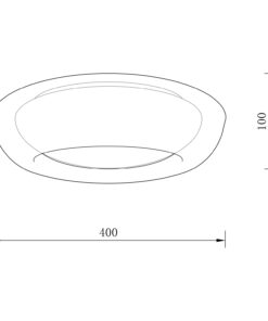 Sun Light ΦΩΤΙΣΤΙΚΟ ΟΡΟΦΗΣ LED – ΠΛΑΦΟΝΙΕΡΑ SEREN-400
