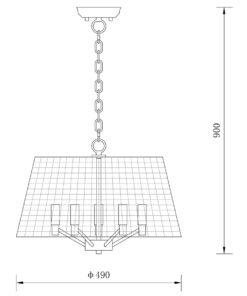 Sun Light ΠΟΛΥΦΩΤΟ-ΚΡΕΜΑΣΤΟ ΦΩΤΙΣΤΙΚΟ-ΚΩΔ. ANTICO-5-Y