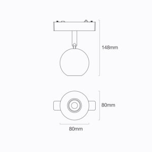 Sun Light ΦΩΤΙΣΤΙΚΟ-ΓΡΑΜΜΙΚΟ ΣΠΟΤ-ΜΑΓΝΗΤΙΚΗΣ ΡΑΓΑΣ-48V-ARION-10R-SM
