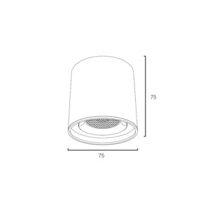 Sun Light ΦΩΤΙΣΤΙΚΑ-ΓΡΑΜΜΙΚΟ ΣΠΟΤ-ΜΑΥΡΟ ΧΡΩΜΑ-ΜΑΓΝΗΤΙΚΗΣ ΡΑΓΑΣ-48V-ARION-6C-W