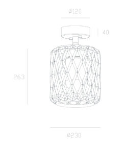 Sun Light ΜΟΝΟΦΩΤΟ-ΚΡΕΜΑΣΤΟ ΤΣΙΜΕΝΤΕΝΙΟ ΦΩΤΙΣΤΙΚΟ-ΚΩΔ. CESTA-23C