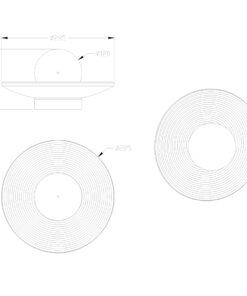 Sun Light CIBLE – Τσιμεντένιο Επιτοίχιο Φωτιστικό – Απλίκα σε Γκρί Χρώμα