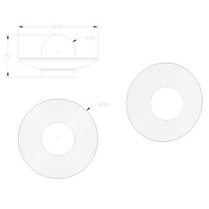 Sun Light CIBLE – Τσιμεντένιο Επιτοίχιο Φωτιστικό – Απλίκα σε Γκρί Χρώμα