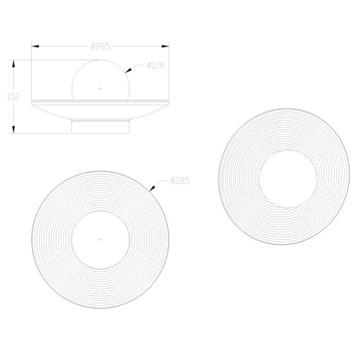 Sun Light CIBLE – Τσιμεντένιο Επιτοίχιο Φωτιστικό – Απλίκα στο Χρώμα του Άργιλου