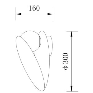 Sun Light DAISY – Επιτοίχιο Φωτιστικό – Απλίκα σε Πράσινο Χρώμα