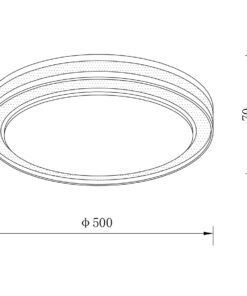 Sun Light ΟΡΟΦΗΣ ΦΩΤΙΣΤΙΚΟ LED-ΠΛΑΦΟΝΙΕΡΑ-ΚΩΔ. EVE-50