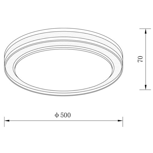 Sun Light ΟΡΟΦΗΣ ΦΩΤΙΣΤΙΚΟ LED-ΠΛΑΦΟΝΙΕΡΑ-ΚΩΔ. EVE-50