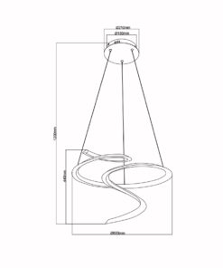 Sun Light ΠΟΛΥΦΩΤΟ-ΚΡΕΜΑΣΤΟ ΦΩΤΙΣΤΙΚΟ LED-ΚΩΔ. FLORA-600