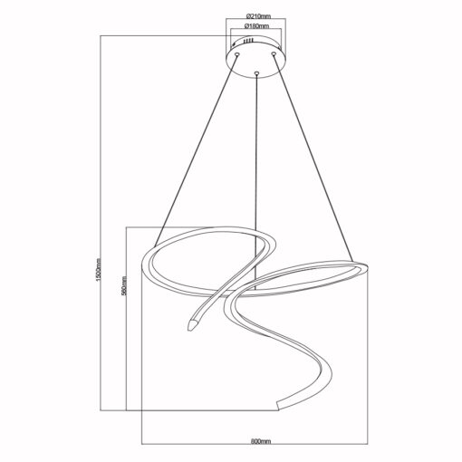 Sun Light ΠΟΛΥΦΩΤΟ-ΚΡΕΜΑΣΤΟ ΦΩΤΙΣΤΙΚΟ LED-ΚΩΔ. FLORA-800