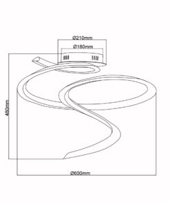 Sun Light ΦΩΤΙΣΤΙΚΟ ΟΡΟΦΗΣ LED-ΚΩΔ. FLORA-C