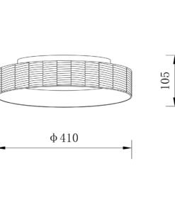 Sun Light ΟΡΟΦΗΣ ΦΩΤΙΣΤΙΚΟ LED-ΠΛΑΦΟΝΙΕΡΑ-ΚΩΔ. FORTE-40-BK