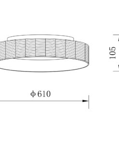 Sun Light ΟΡΟΦΗΣ ΦΩΤΙΣΤΙΚΟ LED-ΠΛΑΦΟΝΙΕΡΑ-ΚΩΔ. FORTE-60-Y
