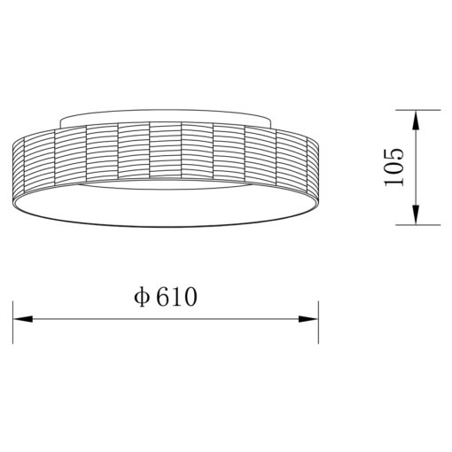 Sun Light ΟΡΟΦΗΣ ΦΩΤΙΣΤΙΚΟ LED-ΠΛΑΦΟΝΙΕΡΑ-ΚΩΔ. FORTE-60-BK