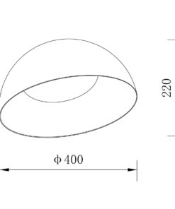 Sun Light ΟΡΟΦΗΣ ΦΩΤΙΣΤΙΚΟ LED-ΠΛΑΦΟΝΙΕΡΑ-ΚΩΔ. HEPHAESTUS-40C-GR