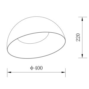 Sun Light ΟΡΟΦΗΣ ΦΩΤΙΣΤΙΚΟ LED-ΠΛΑΦΟΝΙΕΡΑ-ΚΩΔ. HEPHAESTUS-40C-GR
