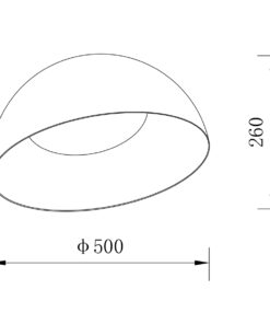 Sun Light ΟΡΟΦΗΣ ΦΩΤΙΣΤΙΚΟ LED-ΠΛΑΦΟΝΙΕΡΑ-ΚΩΔ. HEPHAESTUS-50C-GR