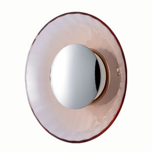 Sun Light IRIDA – Γυάλινο Επιτοίχιο Φωτιστικό – Απλίκα σε Μελί Χρώμα