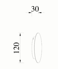 Sun Light LORRA – Επιτοίχιο Φωτιστικό – Απλίκα Φύλλο Χρυσού