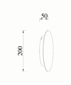 Sun Light LORRA – Επιτοίχιο Φωτιστικό – Απλίκα Φύλλο Χρυσού