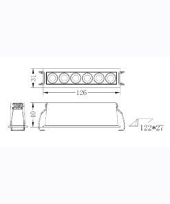 Sun Light ΣΠΟΤ ΦΩΤΙΣΤΙΚΟ-ΧΩΝΕΥΤΟ-ΓΡΑΜΜΙΚΟ-ΚΩΔ. MOLTO-122
