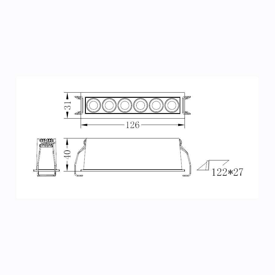 Sun Light ΣΠΟΤ ΦΩΤΙΣΤΙΚΟ-ΧΩΝΕΥΤΟ-ΓΡΑΜΜΙΚΟ-ΚΩΔ. MOLTO-122