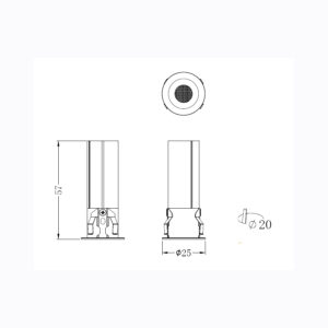 Sun Light ΣΠΟΤ ΦΩΤΙΣΤΙΚΟ ΧΩΝΕΥΤΟ-ΚΩΔ. OGIO-20