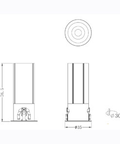 Sun Light ΣΠΟΤ ΦΩΤΙΣΤΙΚΟ ΧΩΝΕΥΤΟ-ΚΩΔ. OGIO-30