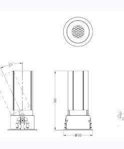Sun Light ΣΠΟΤ ΦΩΤΙΣΤΙΚΟ ΧΩΝΕΥΤΟ-ΚΩΔ. OGIO-35-D