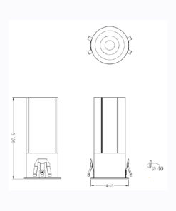 Sun Light ΣΠΟΤ ΦΩΤΙΣΤΙΚΟ ΧΩΝΕΥΤΟ-ΚΩΔ. OGIO-40