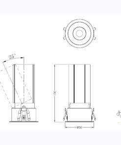 Sun Light ΣΠΟΤ ΦΩΤΙΣΤΙΚΟ ΧΩΝΕΥΤΟ-ΚΩΔ. OGIO-45-D