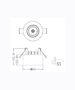 Sun Light ΣΠΟΤ ΦΩΤΙΣΤΙΚΟ ΗΜΙΧΩΝΕΥΤΟ-ΚΩΔ. PERON-55