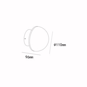 Sun Light PORTO – Τσιμεντένιο Επιτοίχιο Φωτιστικό – Απλίκα σε Γκρί Χρώμα