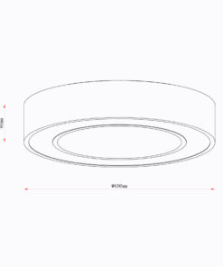 Sun Light ΟΡΟΦΗΣ ΦΩΤΙΣΤΙΚΟ LED-ΠΛΑΦΟΝΙΕΡΑ-ΚΩΔ.REDO-600