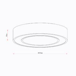 Sun Light ΟΡΟΦΗΣ ΦΩΤΙΣΤΙΚΟ LED-ΠΛΑΦΟΝΙΕΡΑ-ΚΩΔ.REDO-800