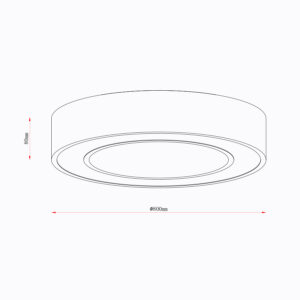Sun Light ΟΡΟΦΗΣ ΦΩΤΙΣΤΙΚΟ LED-ΠΛΑΦΟΝΙΕΡΑ-ΚΩΔ.REDO-800