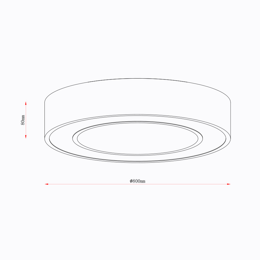 Sun Light ΟΡΟΦΗΣ ΦΩΤΙΣΤΙΚΟ LED-ΠΛΑΦΟΝΙΕΡΑ-ΚΩΔ.REDO-800