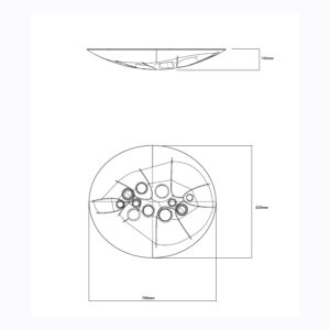 Sun Light ΟΡΟΦΗΣ ΦΩΤΙΣΤΙΚΟ LED-ΠΛΑΦΟΝΙΕΡΑ-ΚΩΔ. SELENE-R-CF