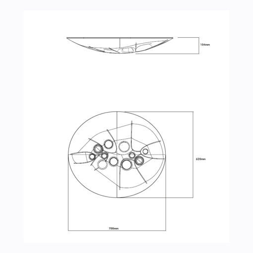 Sun Light ΟΡΟΦΗΣ ΦΩΤΙΣΤΙΚΟ LED-ΠΛΑΦΟΝΙΕΡΑ-ΚΩΔ. SELENE-R-CF