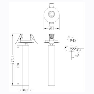 Sun Light ΣΠΟΤ ΦΩΤΙΣΤΙΚΟ ΗΜΙΧΩΝΕΥΤΟ-ΚΩΔ. TORO-45