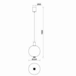 Sun Light ΜΟΝΟΦΩΤΟ-ΚΡΕΜΑΣΤΟ ΦΩΤΙΣΤΙΚΟ-ΚΩΔ. VENUS-1P-GR
