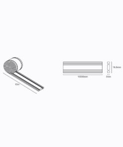 Sun Light ΡΑΓΑ IMANTA-48V-ΓΚΡΙ ΧΡΩΜΑ-VERSA-10M-LB