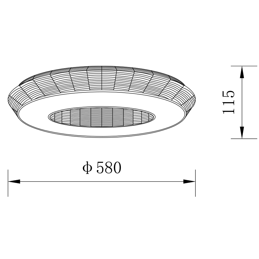 Sun Light ΟΡΟΦΗΣ ΦΩΤΙΣΤΙΚΟ LED-ΠΛΑΦΟΝΙΕΡΑ-ΚΩΔ. ZEUS-60-BK