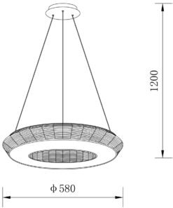 Sun Light ΠΟΛΥΦΩΤΟ-ΚΡΕΜΑΣΤΟ ΦΩΤΙΣΤΙΚΟ LED-ΚΩΔ. ZEUS-P-Υ